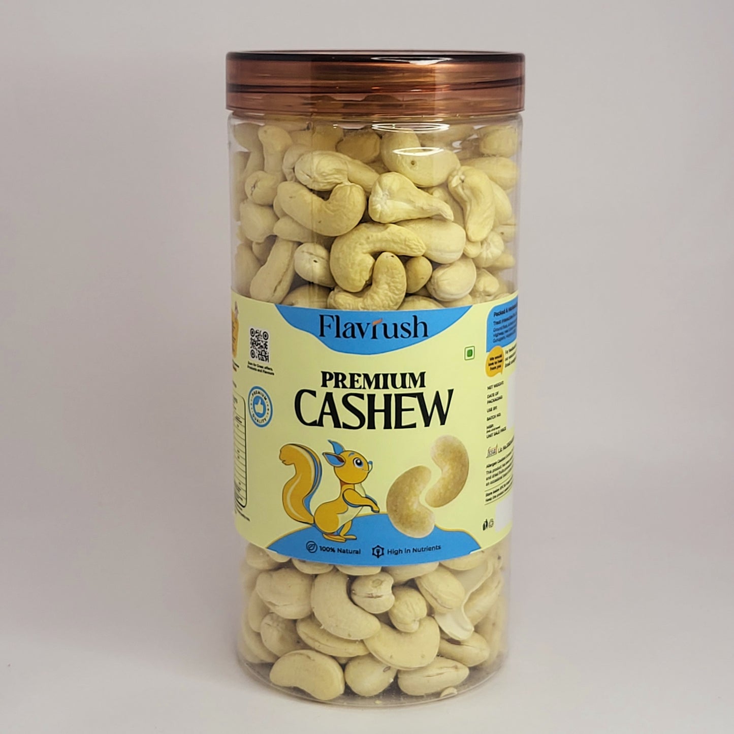 Flavrush Cashew Whole Raw W240