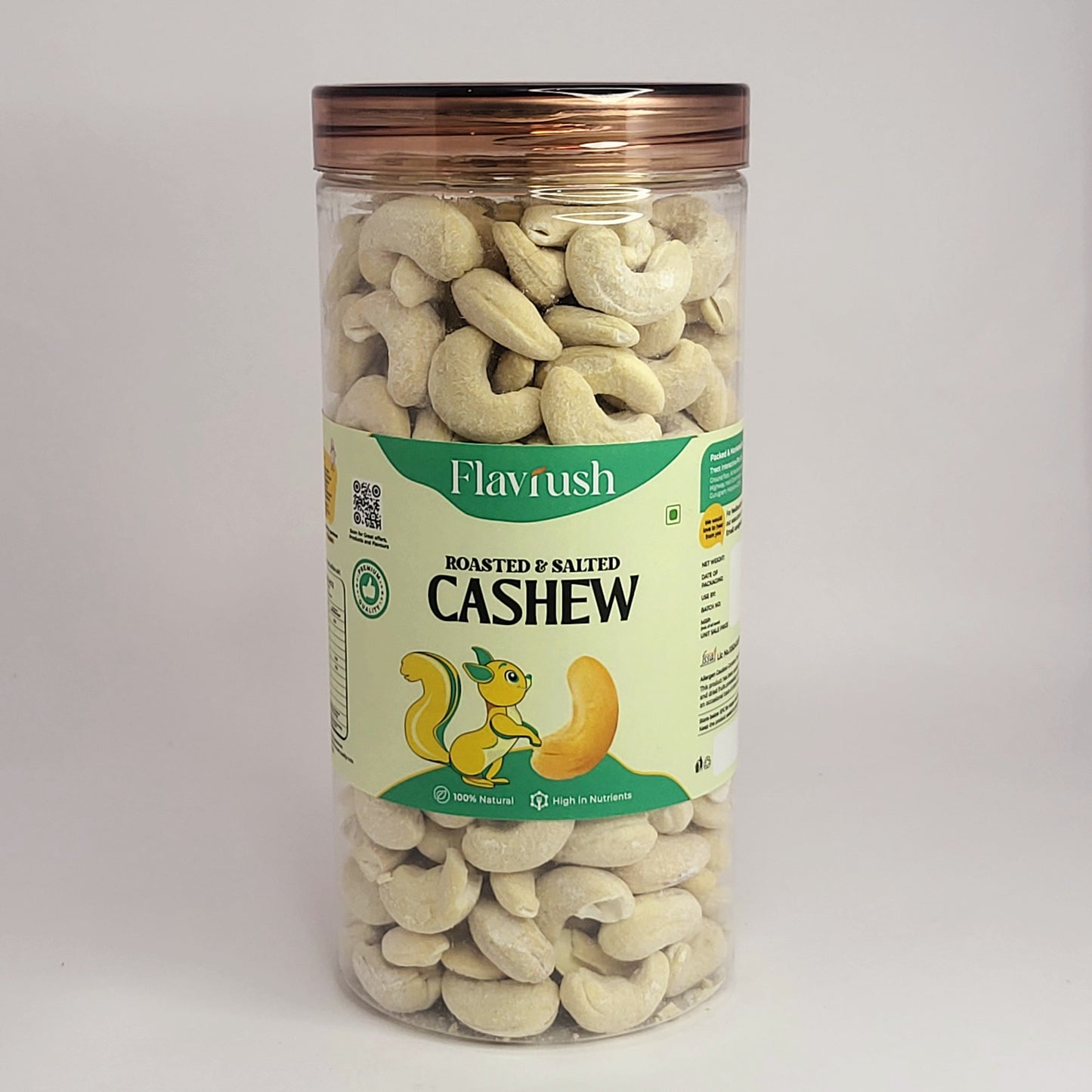 Flavrush Roasted and Salted cashew W240