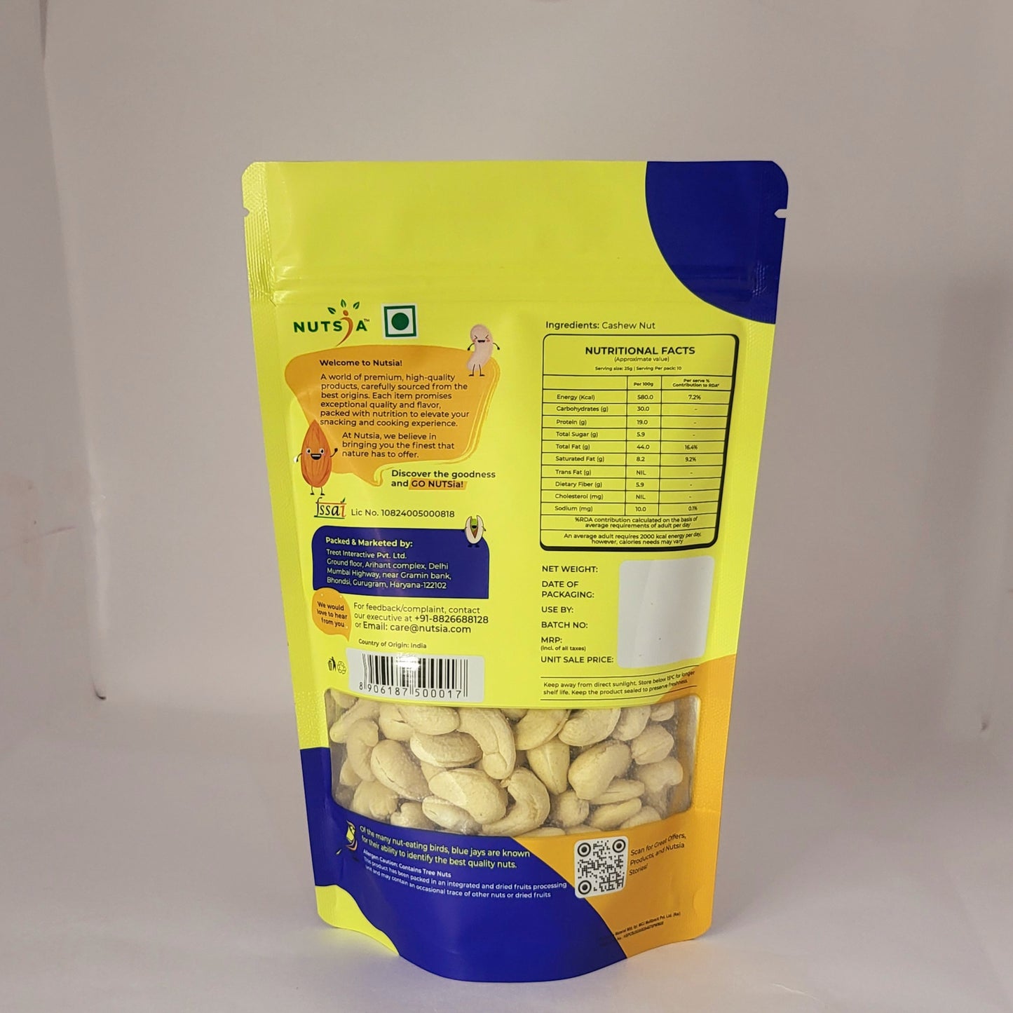 Nutsia Premium Cashew W240