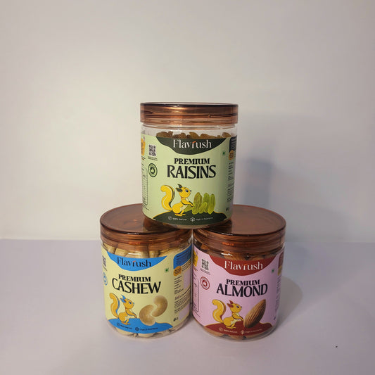 Flavrush Cashew, Almond And Raisins